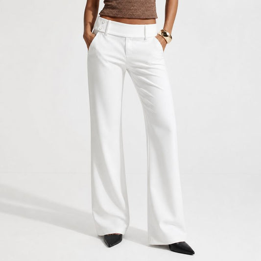 Pantalones de traje de corte amplio, elegantes, cómodos y atemporales