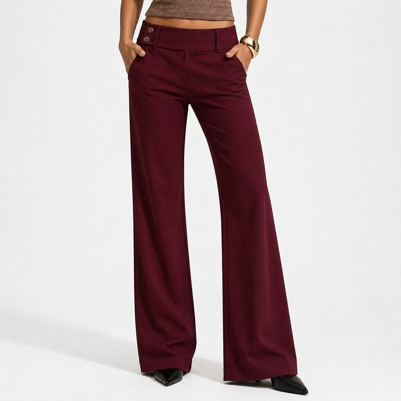 Pantalones de traje de corte amplio, elegantes, cómodos y atemporales