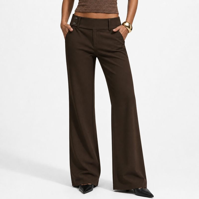 Pantalones de traje de corte amplio, elegantes, cómodos y atemporales