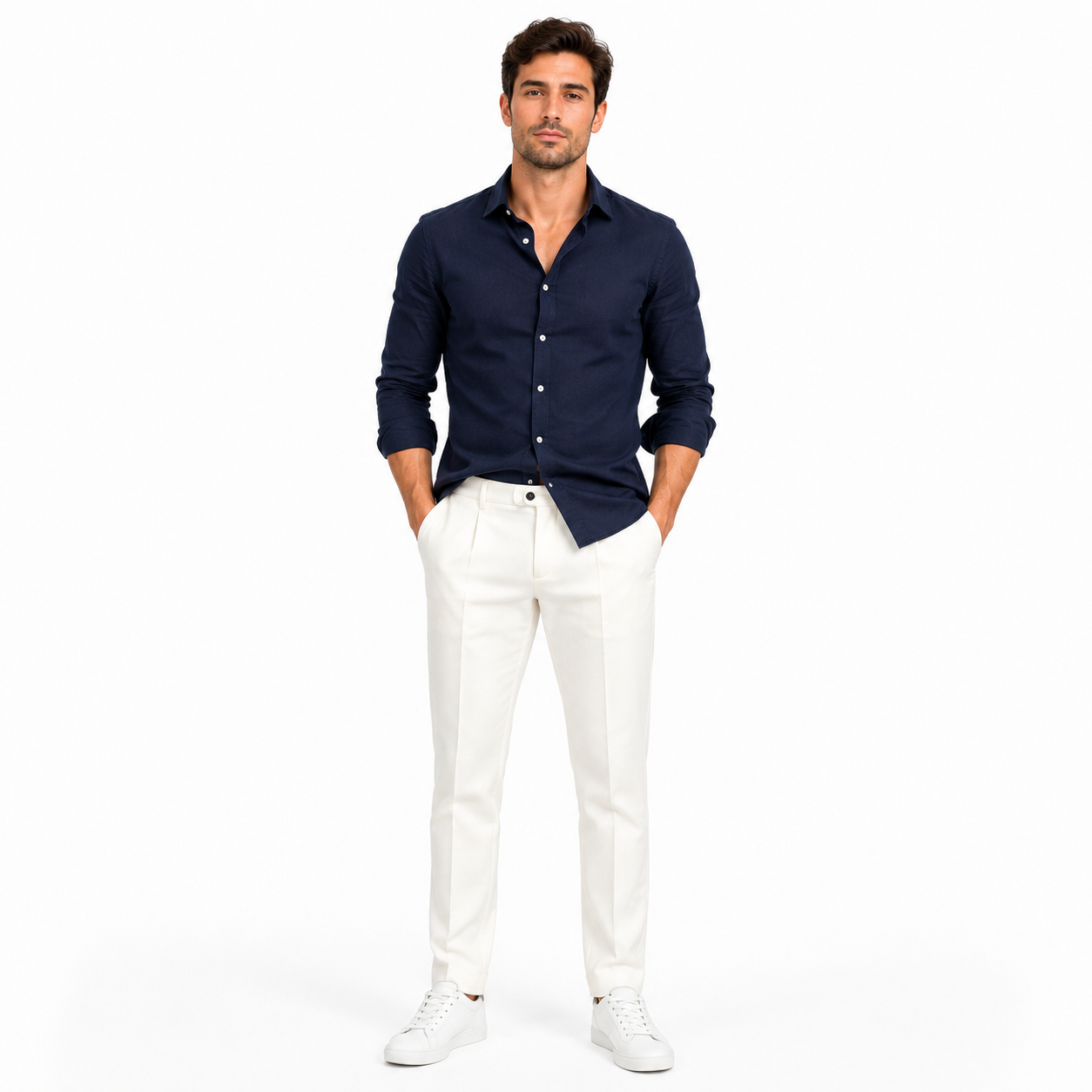 Pantalones clásicos elegantes
