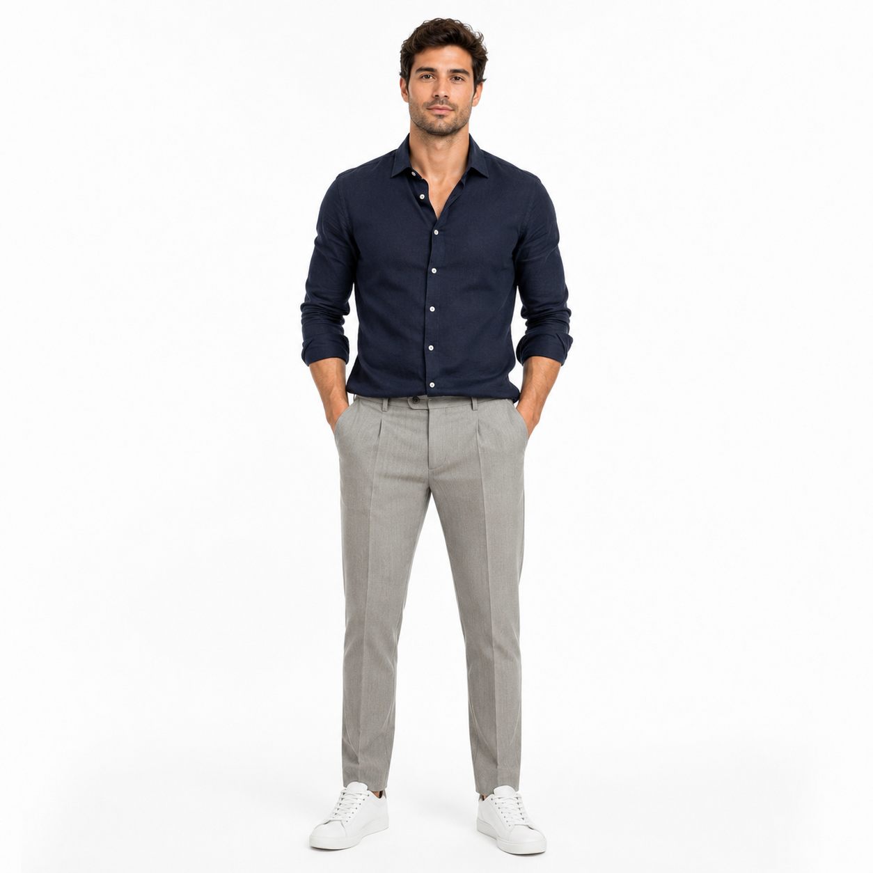 Pantalones clásicos elegantes