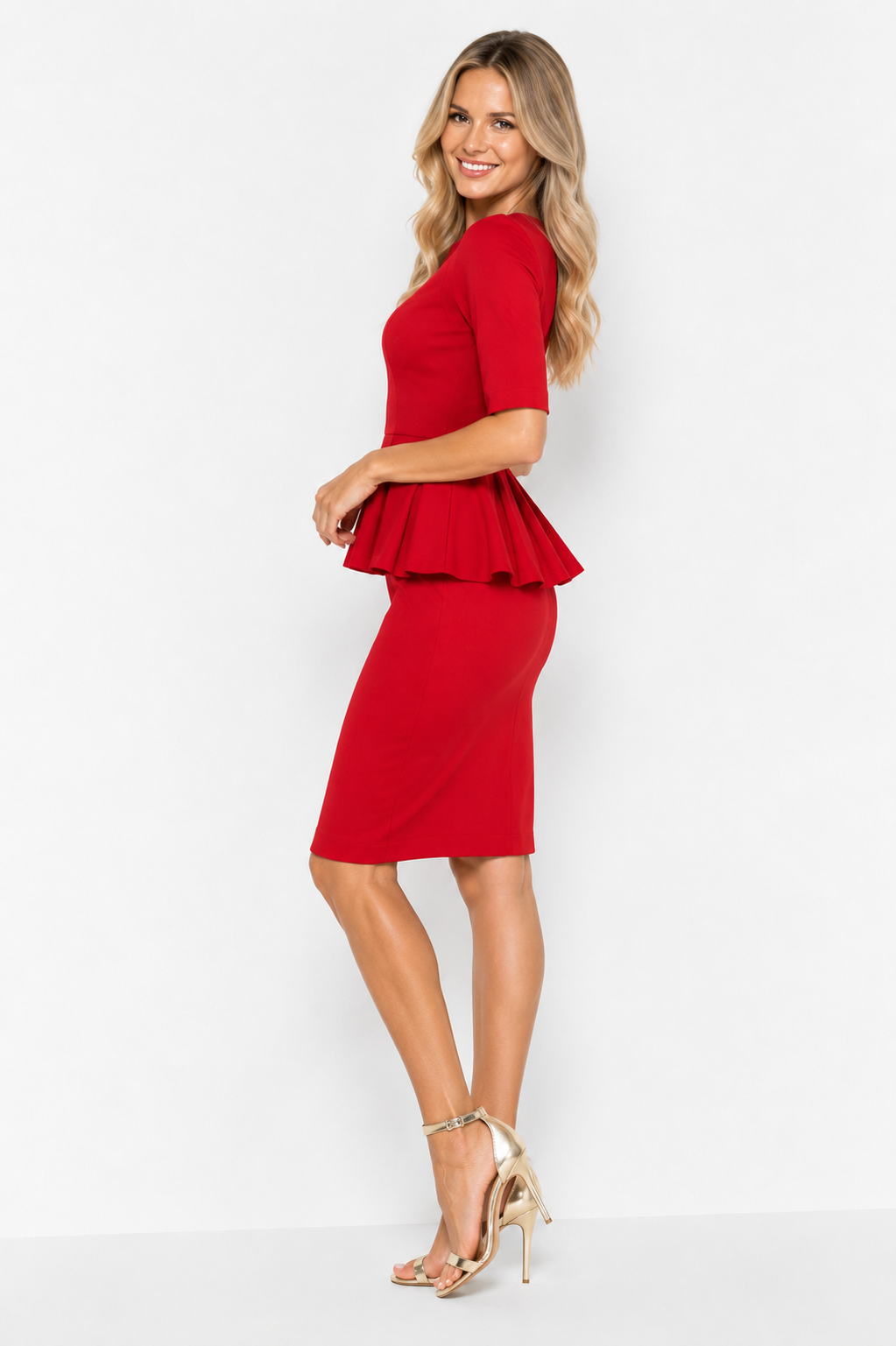Vestido Peplum - Elegante, cómodo.