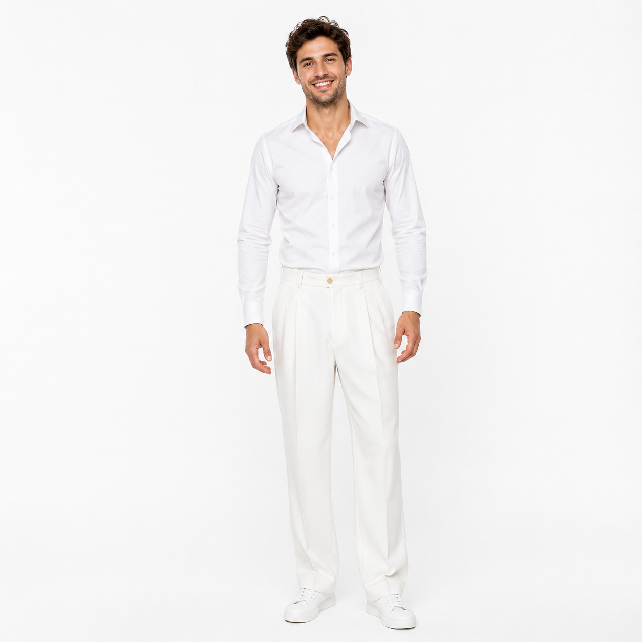 Pantalones Elegantes Anchos